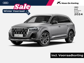 Audi Q7 55 TFSI e quattro Pro Line Advanced 394 PK · Assist. pakket parking plus + tour + city · Comfortsleutel · Trekhaak · Stoelverwarming voor + achter · Stoelmassage + ventilatie