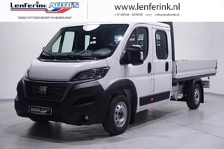 Hoofdafbeelding Fiat Ducato Fiat Ducato 2.2 Mjet 140 pk Dubbel Cabine 7p Pick Up / Open Laadbak Airco, Cruise Control, LxBxH 330x202x40 cm, Nieuw