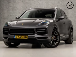 Hoofdafbeelding Porsche Cayenne Porsche Cayenne 3.0 E-Hybrid 463Pk (PANORAMADAK, SPORTCHRONO PAKKET, 1e EIGENAAR, ORG NEDERLANDS, SFEERVERLICHTING, 14 WEGEN SPORTSTOELEN, KEYLESS, LUCHTVERING, APPLE CARPLAY, DAB+, STUURWIEL VERWARMD, NIEUWSTAAT)