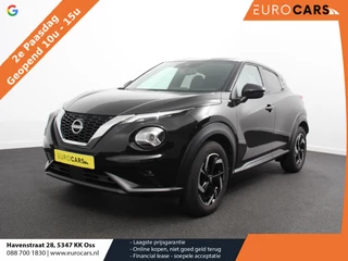 Nissan Juke 1.0 DIG-T N-Connecta Climate control Cruise control Achteruitrijcamera Keyless Navigatie LED Verwarmde voorstoelen Verwarmd stuurwiel Parkeersensoren Apple Carplay/ Android Auto