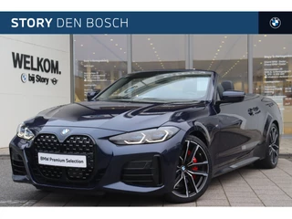 BMW 4 Serie Cabrio M440i High Executive Automaat / Air Collar / Laserlight / M Sportonderstel / Stuurverwarming / Comfort Access / Parking Assistant Plus / Head-Up / Harman Kardon