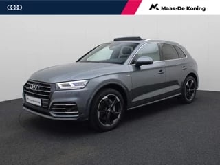 Audi Q5 50 TFSIe 270kW/367PK quattro S Line · Panoramadak · Trekhaak · Parkeersensoren + Rondom zichtcamera