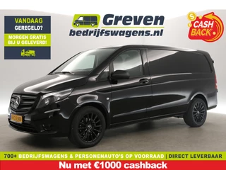 Mercedes-Benz Vito 114 CDI Lang | Automaat | Airco | Camera | Carplay | Cruise | Navigatie | 3 Persoons | 18''LMV | Trekhaak