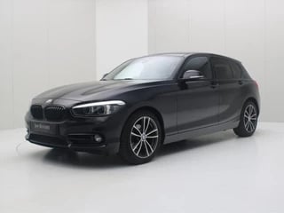 BMW 1-Serie 118i 136pk Automaat Steptronic Sportline High Executive [ SHADOW+LEDER+CLIMAAT+CRUISE+PDC+NAVIGATIE ]