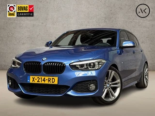BMW 1 Serie 118i M Sport Line Shadow Automaat (NAVIGATIE, M PAKKET, VIRTUAL COCKPIT, STOELVERWARMING, SPORTSTOELEN, ZWART HEMEL, GETINT GLAS, PARKEERSENSOREN, NIEUWSTAAT)