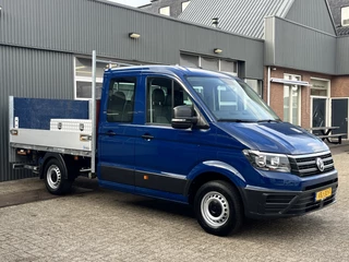 Volkswagen Crafter 35 2.0 TDI DC Laadklep 750kg Openlaadbak Pick-up Airco Cruise controle 6-Persoons Telefoonverbinding Euro 6 Lift Bpm vrij voor particulier gebruik!