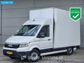 Hoofdafbeelding MAN eTGE MAN ETGE 3.140 100% Elektrisch Automaat Bakwagen Navi Airco Cruise Meubelbak Koffer Gelsoten laadbak 15m3 Airco Cruise control