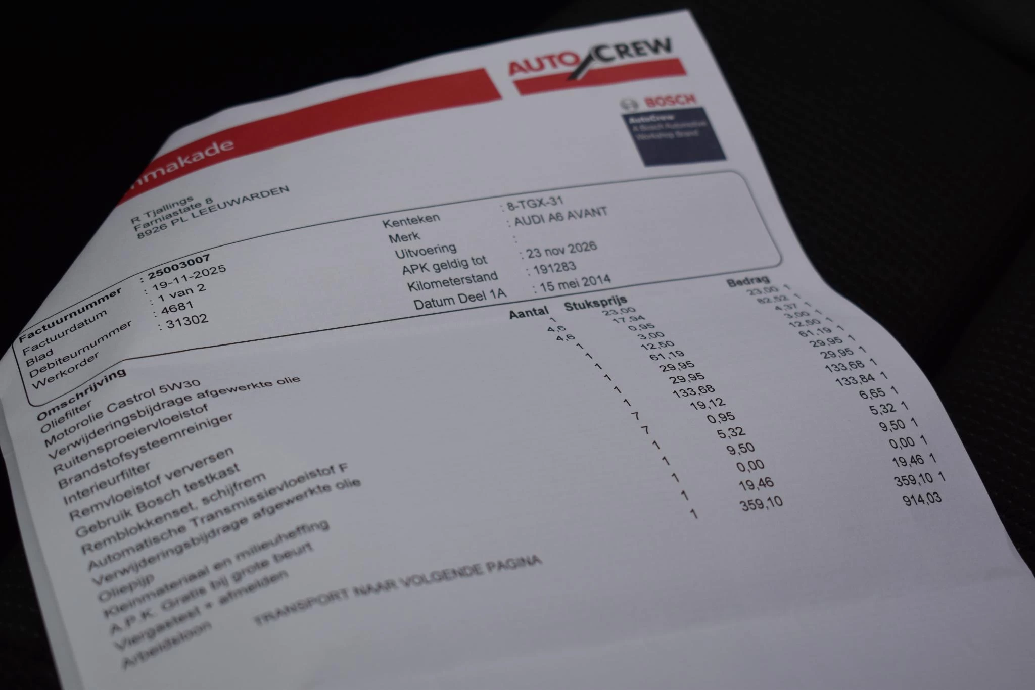 Hoofdafbeelding Audi A6