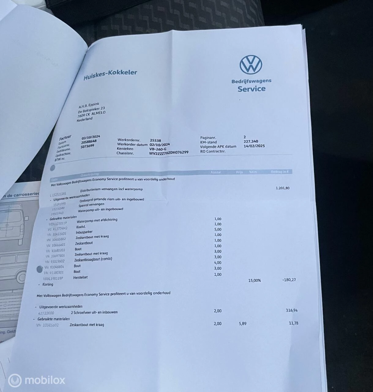 Hoofdafbeelding Volkswagen Transporter