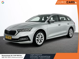 Skoda Octavia Combi 1.5 e-TSI DSG Style Navigatie Climatic Control  Parkeer Sensoren + Camera DAB Cruise control Lichtmetalen Velgen Keyless