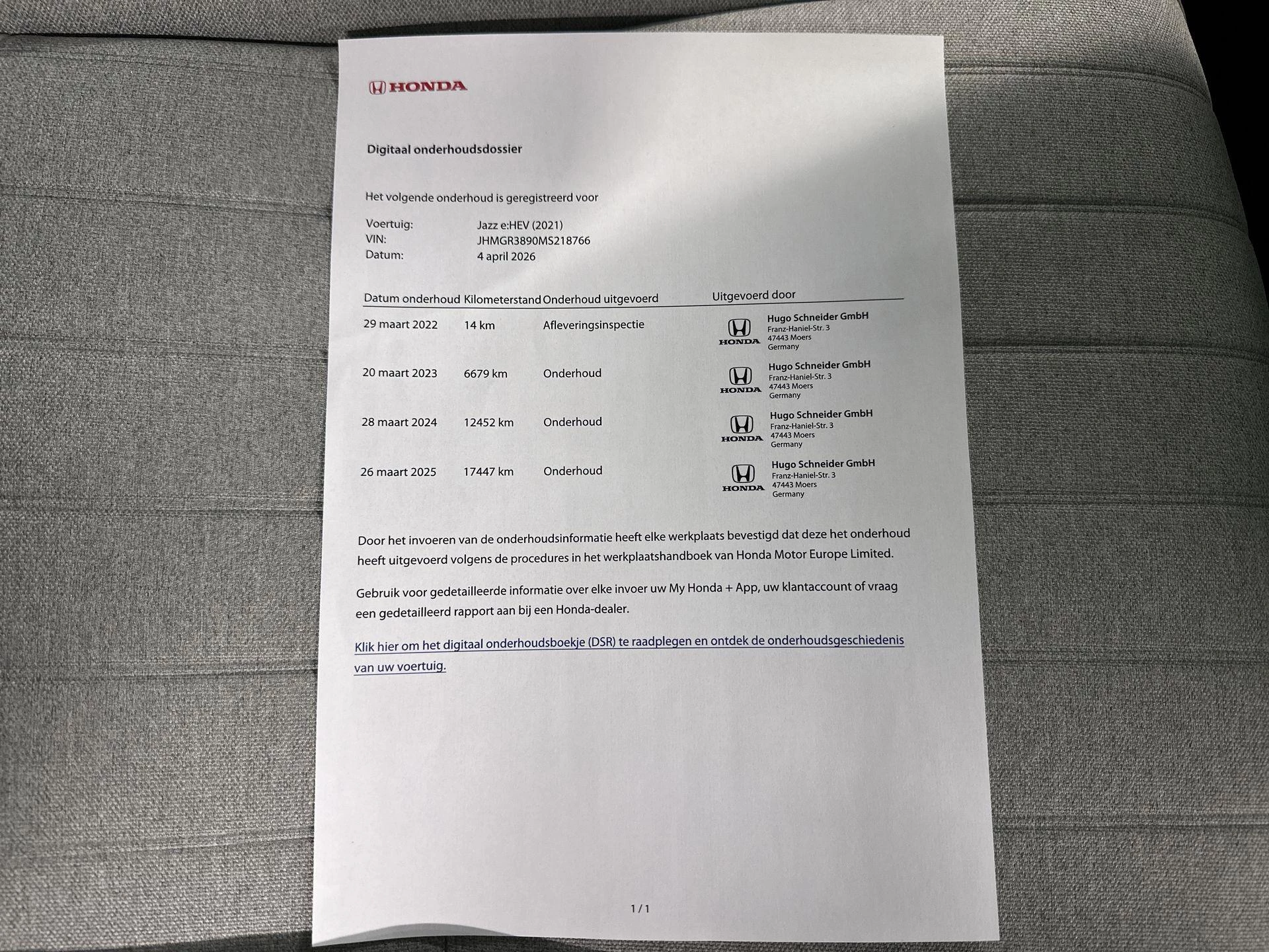 Hoofdafbeelding Honda Jazz