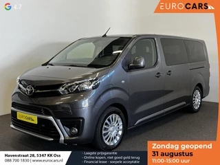 Toyota PROACE Electric Shuttle Long Extra Range Cool 75 kWh 9 pers. Navigatie Apple Carplay/Android Auto Parkeersensoren Cruise Control Lichtmetalen velgen Getinte ramen Airco