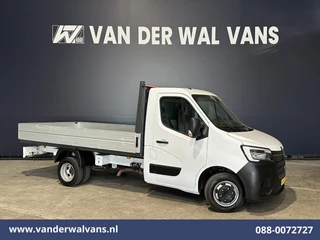 Renault Master 2.0 dCi Pick Up Open Laadbak Dubbel Lucht Euro6 Airco | Cruisecontrol | LED | Leder Bluetooth telefoonvoorbereiding