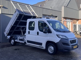 Peugeot Boxer 2.2 HDI KIpper L4 Airco 7 persoons Open laadbak Pick-up p-up Maxi Lengte 4 Euro 5