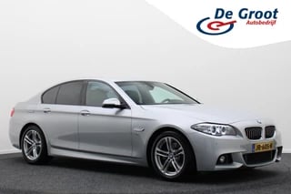 BMW 5 Serie 520i M Sport Edition High Executive Leer, Elektrische Stoelen, Navigatie, Bluetooth, Cruise, Trekhaak, 18''