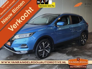 Nissan Qashqai 1.2 Tekna, trekh., pano, 360 cam., 19" lmv, half leer, stoelverw.