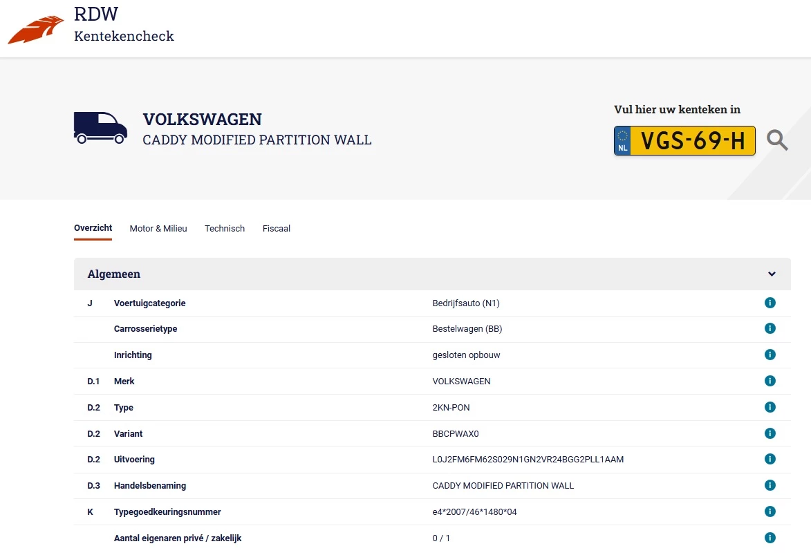 Hoofdafbeelding Volkswagen Caddy