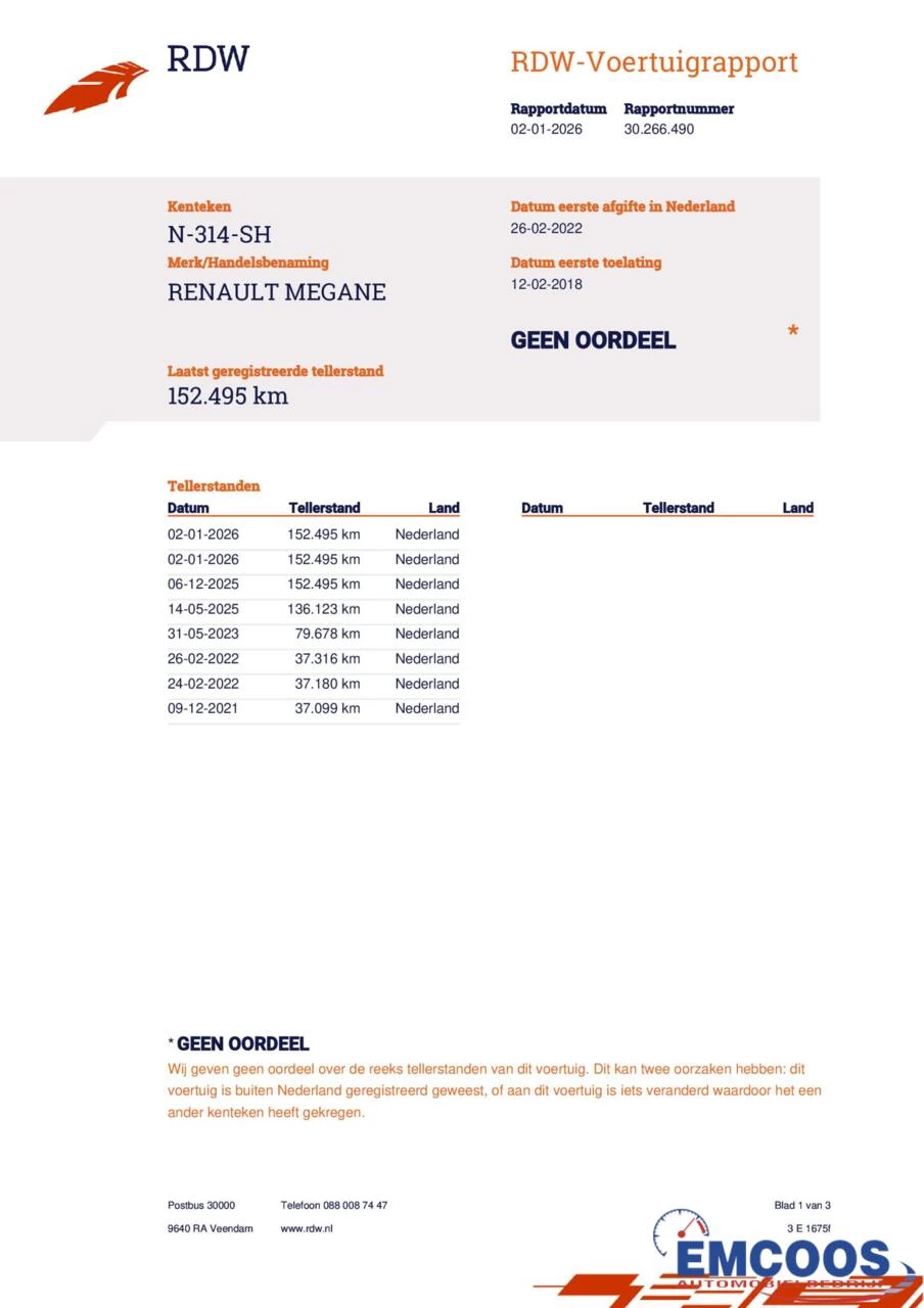 Hoofdafbeelding Renault Mégane Estate