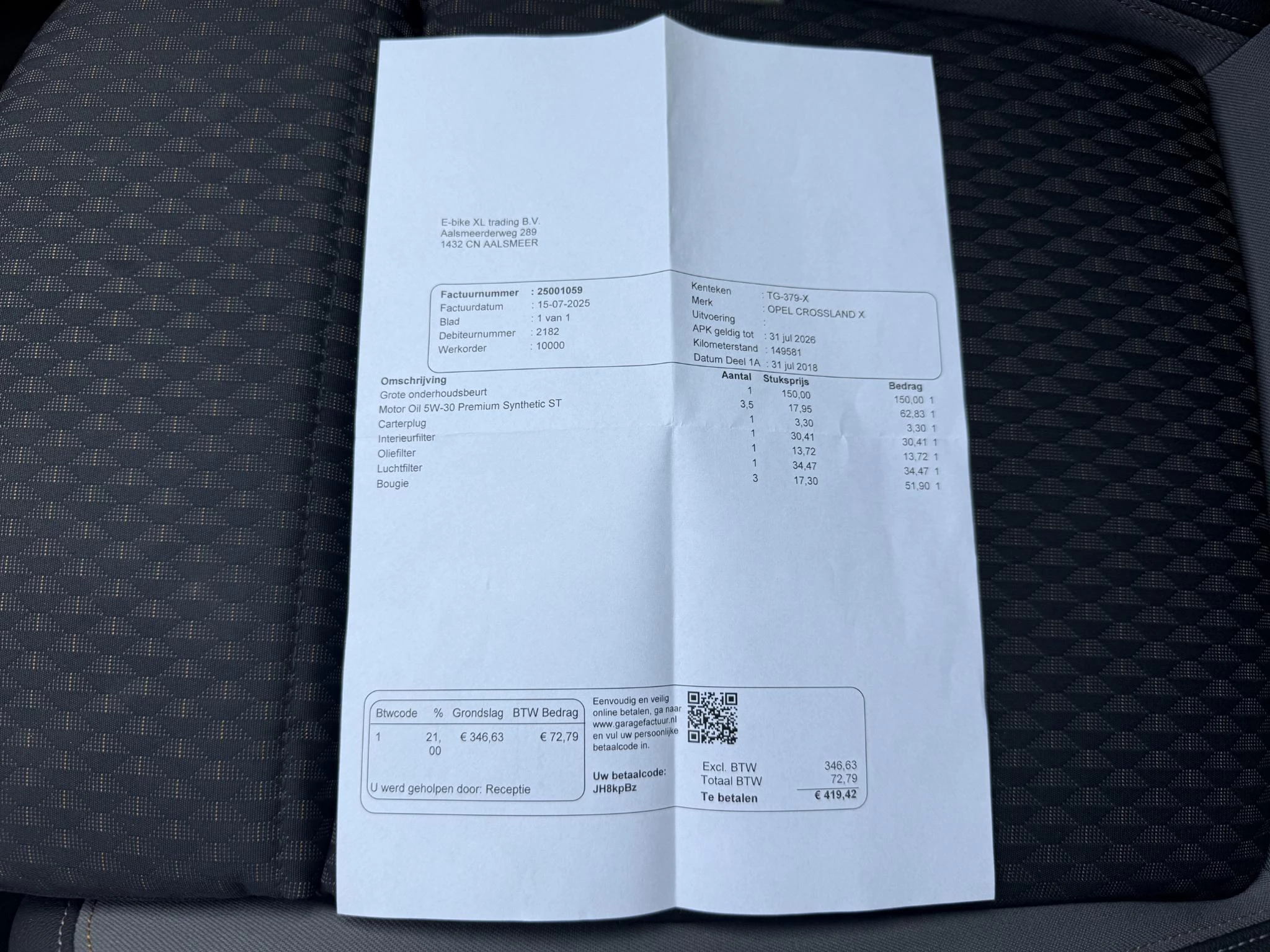 Hoofdafbeelding Opel Crossland X