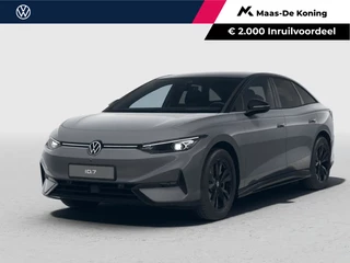 Hoofdafbeelding Volkswagen ID.7 Volkswagen ID.7 Limited Edition 77 kWh accu 286 PK · Achteruitrijcamera · Sfeerverlichting · Stuurwiel multifunctioneel ·