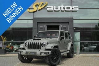 Jeep Wrangler BRUTE Richmond 380pk 4xe Hybrid Diamond leder Navigatie NLauto Stuur+stoelverwarming Clima Cruise 20" LMV CUSTOM!!