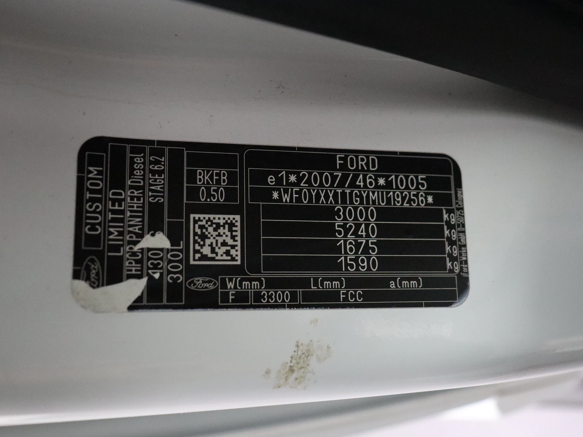 Hoofdafbeelding Ford Transit Custom