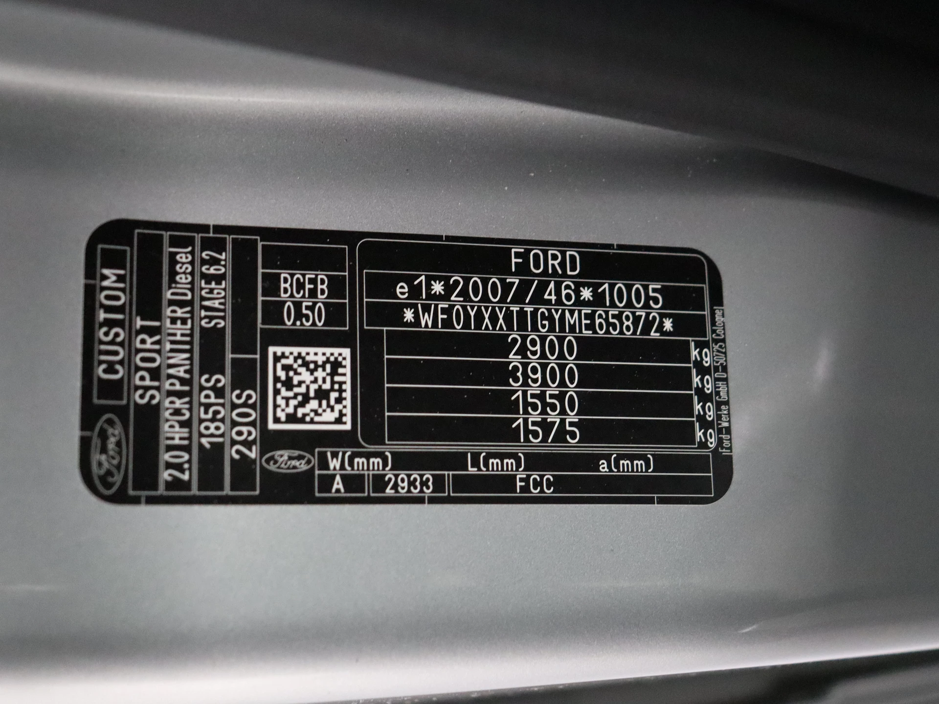 Hoofdafbeelding Ford Transit Custom