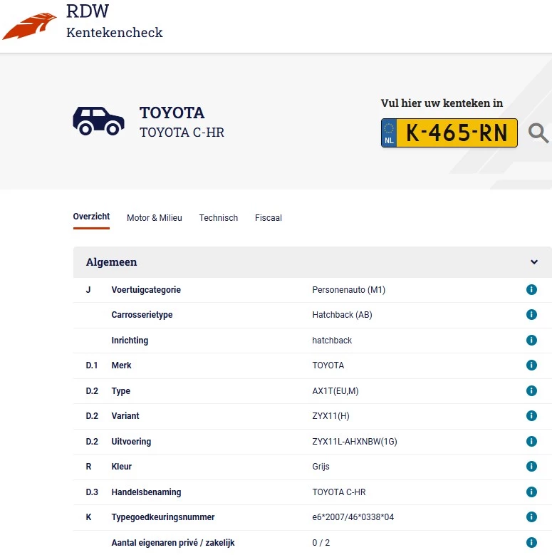 Hoofdafbeelding Toyota C-HR