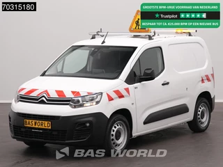 Citroën Berlingo 110pk Benzine Automaat L1H1 Navi Airco Cruise Camera Parkeersensoren Werkplaatsinrichting Euro6 L1 Kompakt Airco Cruise control