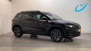 Skoda Karoq 1.5 TSI 150pk DSG ACT Sportline Business Stoelverwarming Sfeerverlichting Virtual Cockpit DAB+