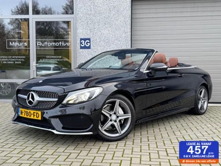 Hoofdafbeelding Mercedes-Benz C-Klasse Mercedes C-klasse Cabrio 180 AMG Line Unieke Combi/Nekverw/Stoelverw/Camera/Dealer onderhouden/