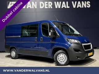 Peugeot Boxer 2.2 BlueHDi 165pk L2H1 Dubbele cabine Euro6 Airco | 6-Zits | Navigatie | Camera Cruisecontrol, 2500kg trekhaak, Parkeersensoren