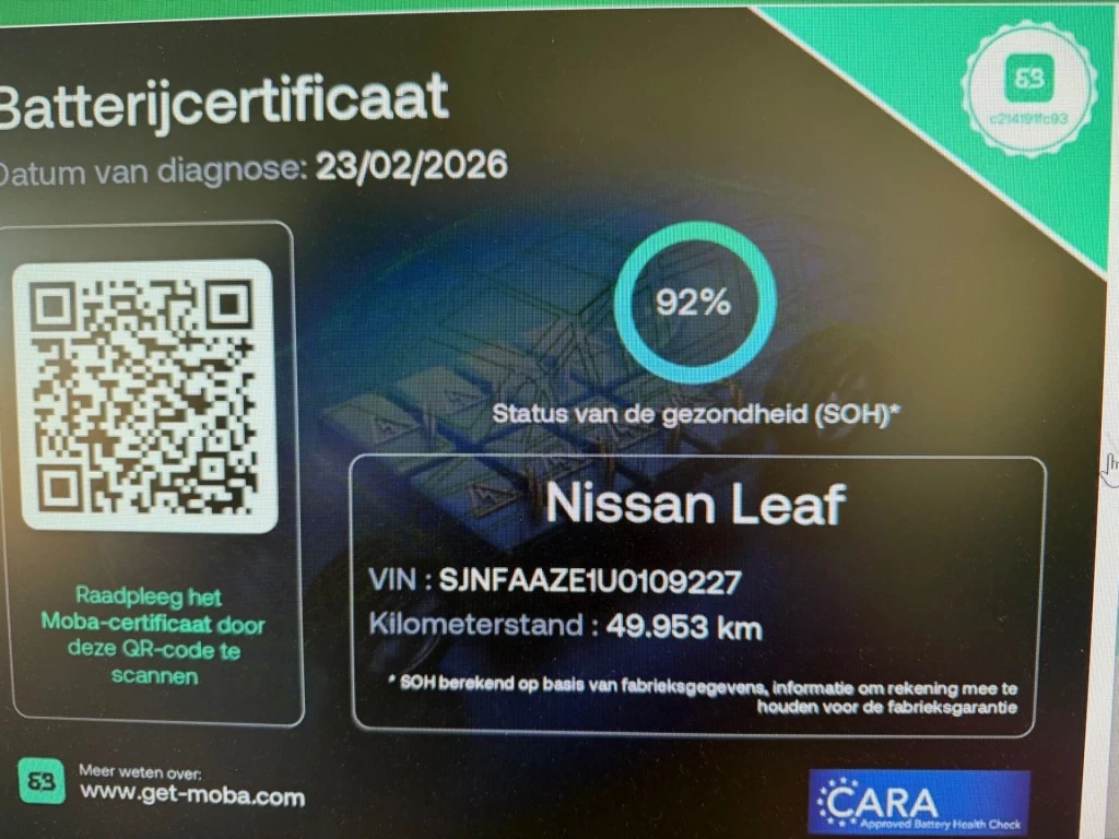 Hoofdafbeelding Nissan Leaf