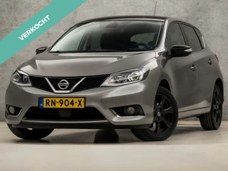 Nissan Pulsar 1.2 DIG-T Black Edition (NAVIGATIE, CLIMATE, CAMERA, LEDER, GETINT GLAS, SPORTSTOELEN, LM VELGEN, CRUISE, KEYLESS, NIEUWSTAAT)