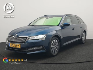 Škoda Superb Combi 1.4 TSI iV Ambition PHEV 218pk Dealer O.H. | Camera | Lederen Sportstoelen Memory & Verwarmd | Keyless | Apple Carplay | Virtual Cockpit | Navigatie | Cruise Control | DAB | Plug In Hybrid