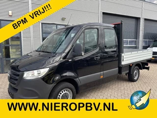 Mercedes-Benz Sprinter 317CDI Dubbelcabine Openlaadbak Airco Cruisecontrol 3500KG Trekhaak Camera BPM VRIJ 5X OP VOORRAAD