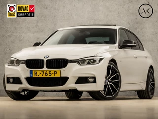 BMW 3 Serie 320i M Sport High Executive 184Pk Automaat (SCHUIFDAK, M PAKKET, GROOT NAVI, DEALER ONDERHOUDEN, HEAD-UP DISPLAY, LEDER, STOELVERWARMING, SPORT AUTOMAAT, GROOTLICHTASSISTENT, NIEUWSTAAT)