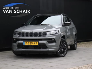 Hoofdafbeelding Jeep Compass Jeep Compass 4xe 240 Plug-in Hybrid Electric S | PANO-DAK | MEMORY | LEDER | ALPINE AUDIO | 360° CAMERA | CRUISE | STOELVERK. |