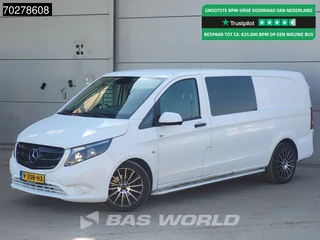 Mercedes Vito 114 Automaat Dubbel Cabine L3H1 Navi Trekhaak Airco Cruise Euro6 APK 12-2025 L3 DC Doka Mixto 6m3 Airco Dubbel cabine Trekhaak Cruise control