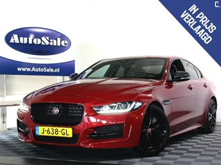 Hoofdafbeelding Jaguar XE Jaguar XE 2.0 R-Sport 250pk VIRTUAL MERIDIAN SFEER LEDER NAV CAMERA '17