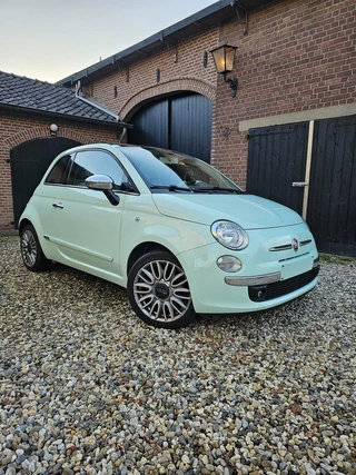 Hoofdafbeelding Fiat 500 Fiat 500 1.2 Lounge | Mint kleur | Panorama | 1e eig.