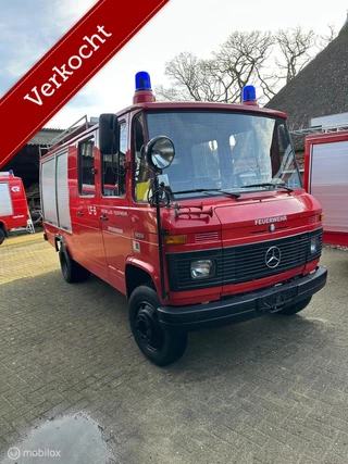 Mercedes 613 Dudo 1984 brandweer camper? mrb vrij Prachtig