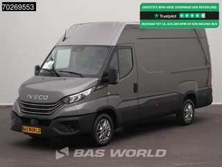 Iveco Daily 35S21 BPM VRIJ! 3.0L Automaat 210PK 3,5t Trekhaak ACC LED Airco Camera Parkeersensoren Tacho Euro6 L2 12m3 Airco Trekhaak