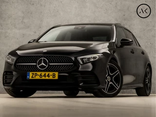 Mercedes-Benz A-Klasse 180 AMG Sport Night Upgrade Automaat (SCHUIFDAK, GROOT NAVI, LEDER/ALCANTARA, STOELVERWARMING, WIDESCREEN, SPORTSTOELEN, CAMERA, GETINT GLAS, NIEUWSTAAT)