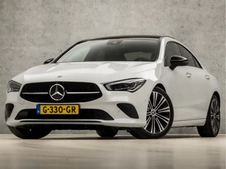 Mercedes-Benz CLA 180 Premium Sport Automaat (SCHUIFDAK, SFEERVERLICHTING, MEMORY SEATS, BURMESTER, NAP, GROOT NAVI, 360 CAMERA, LEDER, WIDE SCREEN, KEYLESS, MULTIBEAM LED, STOELVERWARMING, NIEUWSTAAT)