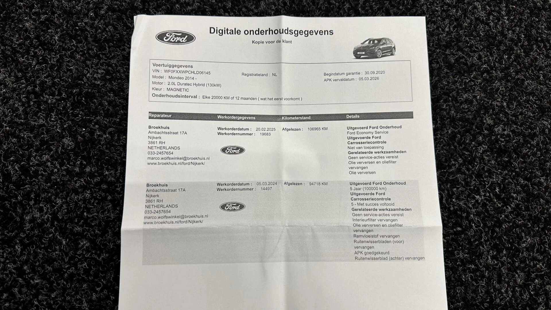 Hoofdafbeelding Ford Mondeo