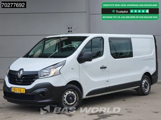 Renault Trafic 125PK Dubbel Cabine Airco Cruise Euro6 Trekhaak Parkeersensoren L2 DC Doka Mixto 6m3 Airco Dubbel cabine Trekhaak Cruise control