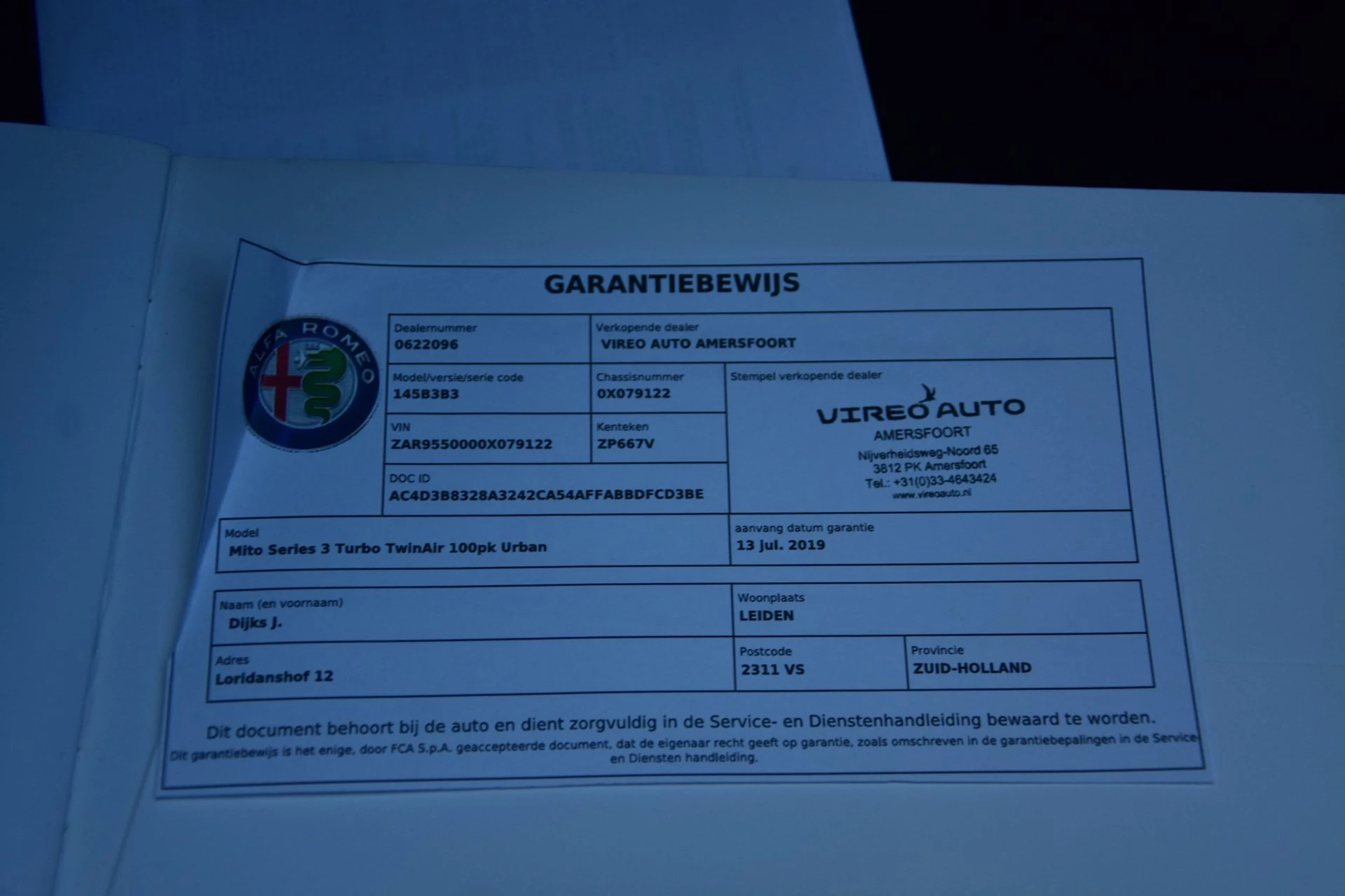Hoofdafbeelding Alfa Romeo MiTo