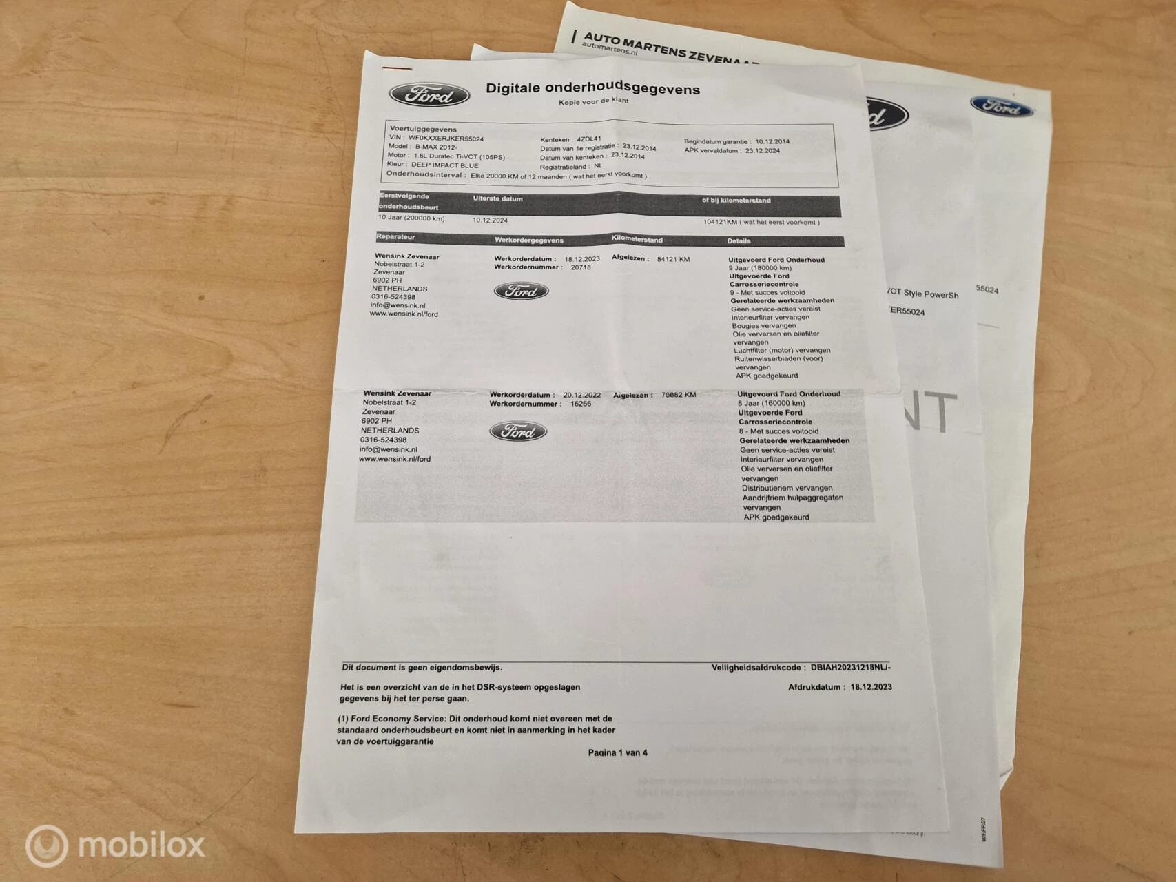 Hoofdafbeelding Ford B-MAX