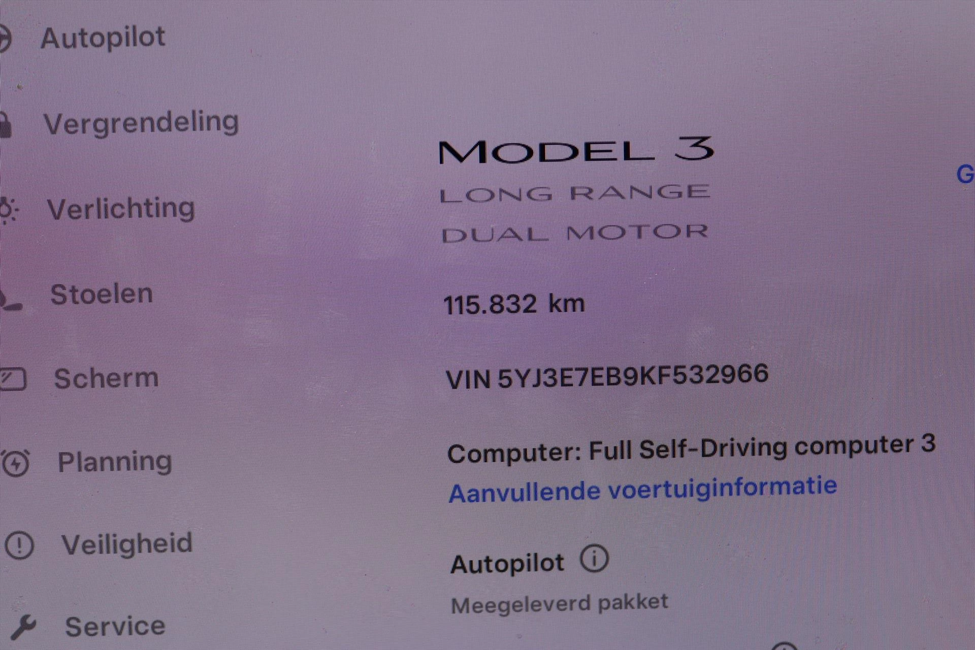 Hoofdafbeelding Tesla Model 3